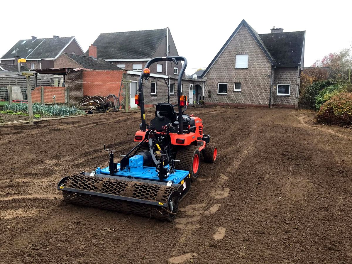 Machine bij grondwerken
