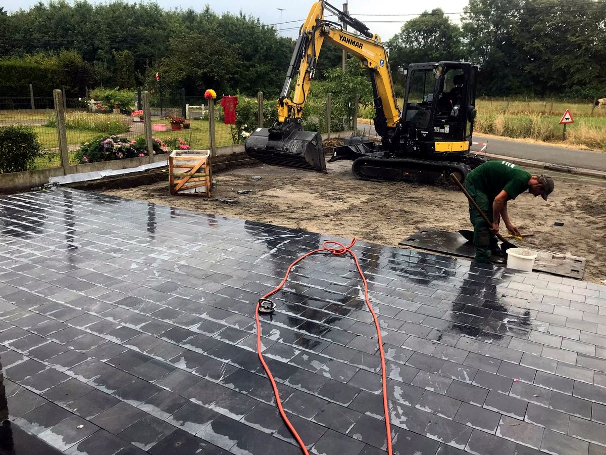 Terras in aanleg